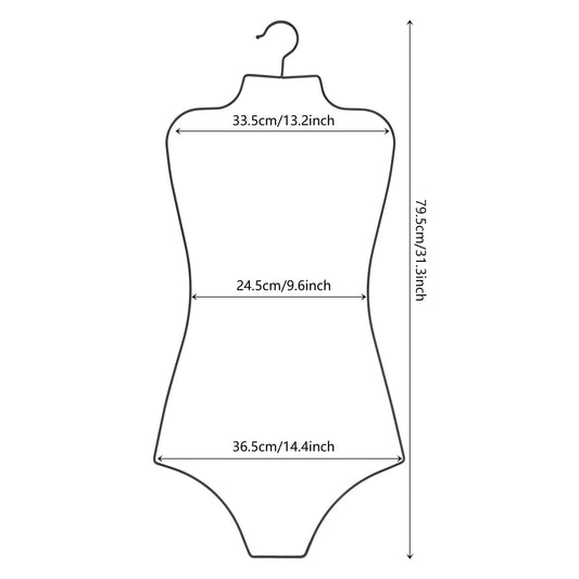 New Swimsuit Display Hangers, 5 PCs Body Shape Hangers - Kidsy