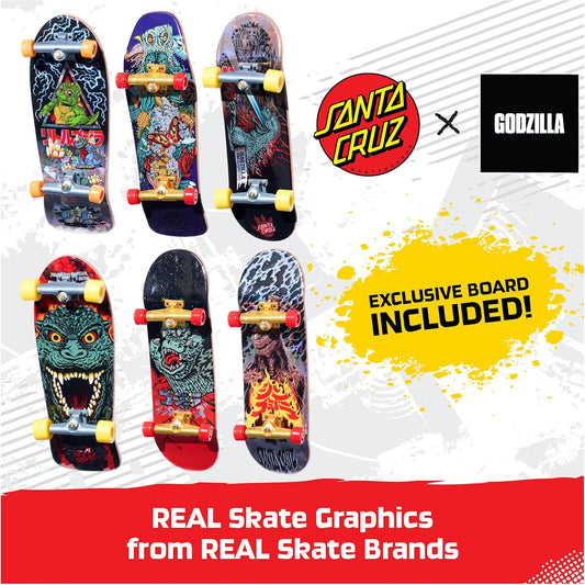 New Tech Deck Godzilla Sk8shop Fingerboard Bonus Pack - Kidsy