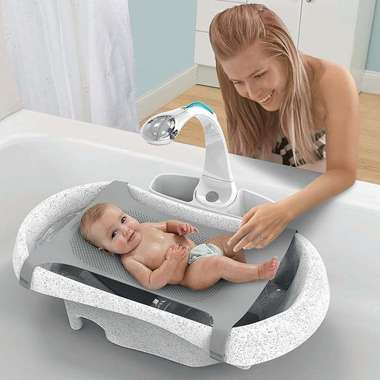 New The First Years Rain Shower Baby Bathtub - Newborn to Toddler - Kidsy