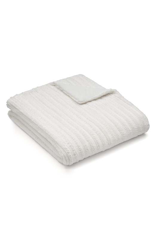 New UGG Kenzie Full/Queen Comforter Set with 2 Pillow Shams Plush Faux Fur Blanket (Full/Queen, White Snow) - Kidsy