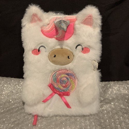 New Unicorn Plush Journal, 8” X 6” - Kidsy