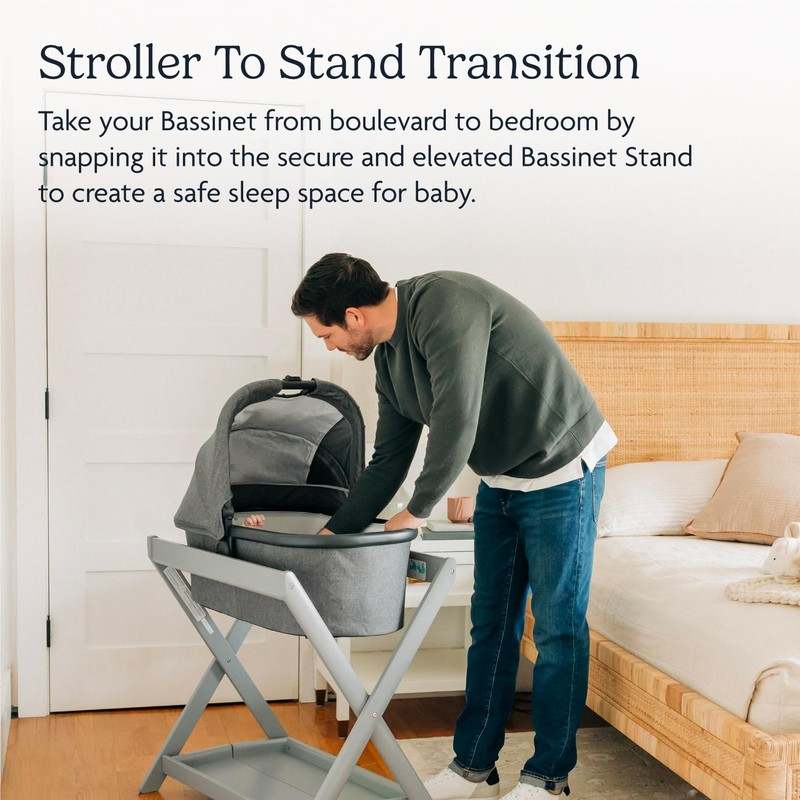 New UPPAbaby Bassinet Stand (Natural) - Kidsy