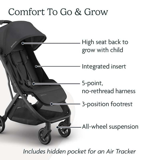New UPPAbaby Minu V3 Lightweight Travel Stroller (Jake) - Kidsy