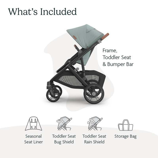 New UPPAbaby Vista V3 Stroller (Kenzi) - Kidsy