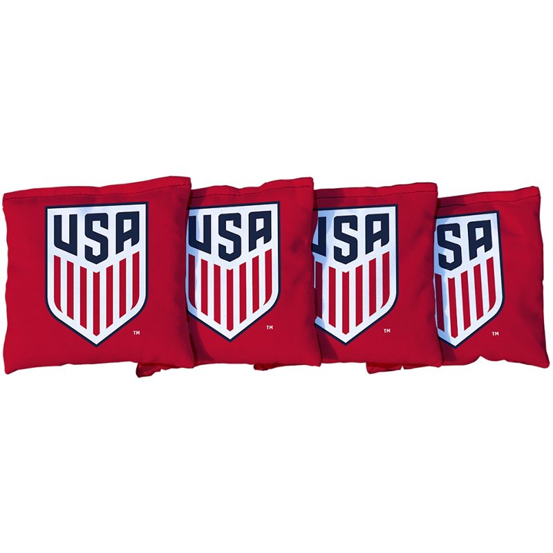 New Victory Tailgate 4 - Pack Team USA Red Regulation Corn Filled Cornhole Bags - Kidsy