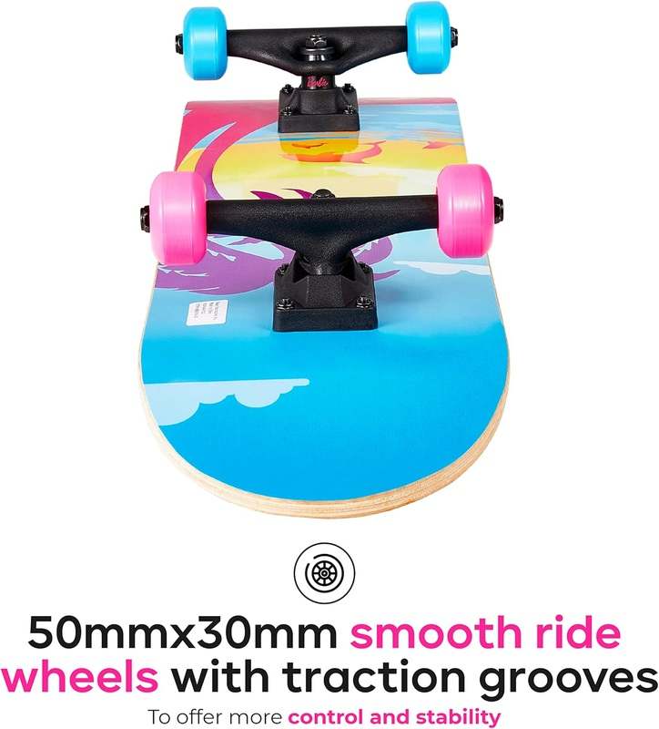 New Voyager Cruiser Skateboard with Graphic Grip Tape (Barbie) - Kidsy