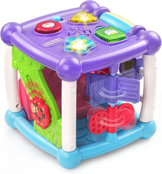 New VTech Busy Learners Activity Cube (Purple) - Kidsy