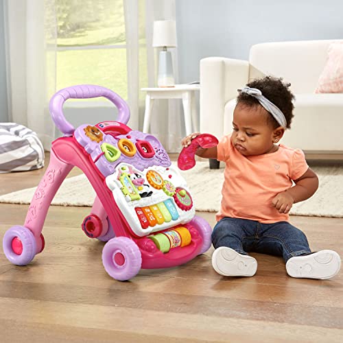 New VTech Sit - to - Stand Learning Walker (Frustration Free Packaging), Pink - Kidsy