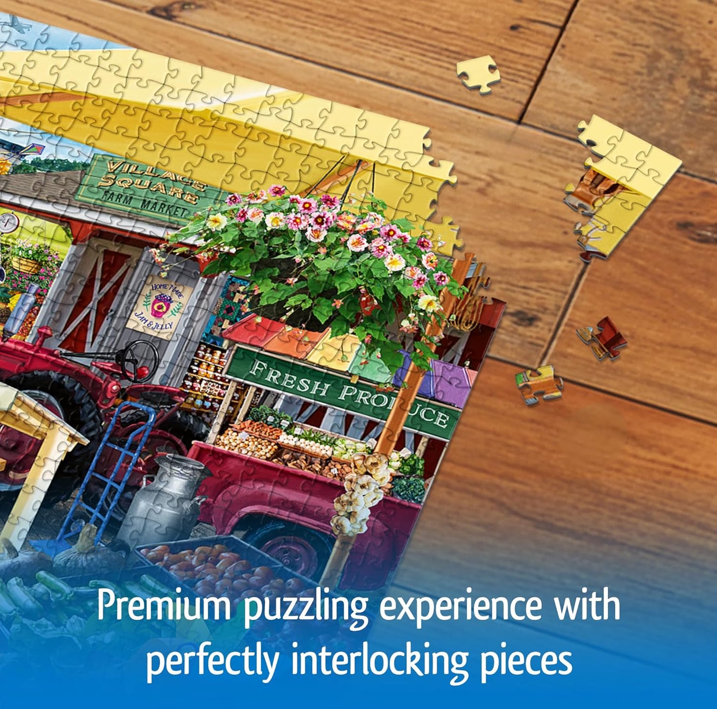 New Wonder Forge Farmer’s Market Day 1000 - Piece Jigsaw Puzzle - Kidsy