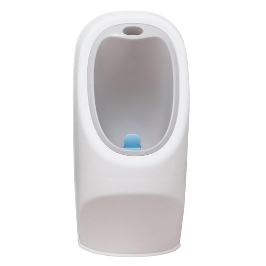 Nuby My Real Urinal Training Toilet with Life - like Flush Button and Sound (White) - Kidsy