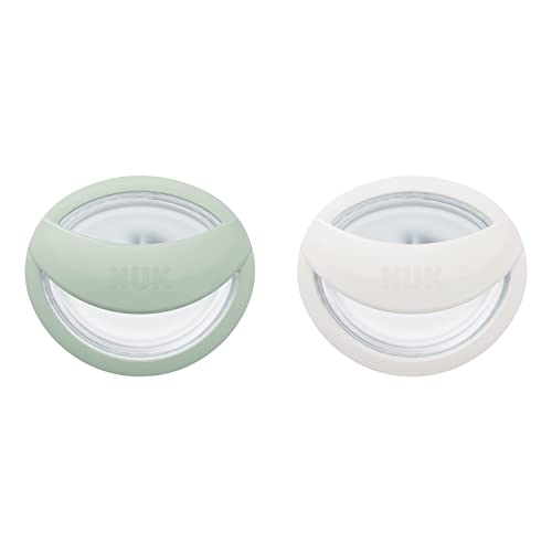 NUK Simply Natural Pacifier 2 Count (Green/Cream) - Kidsy