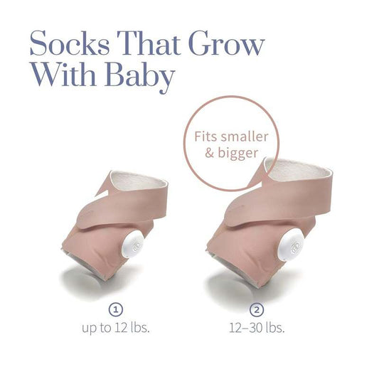 Owlet Dream Sock Smart Wearable Baby Monitor (Dusty Rose) - Kidsy