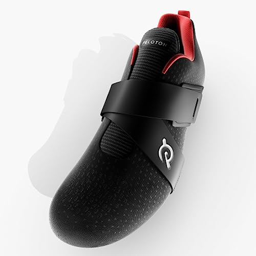 Peloton Altos Cycling Shoes Delta - Compatible - Women 8 / Men 6.5 (Black/Red) - Kidsy