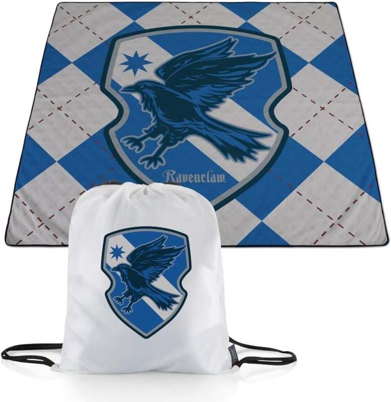 Picnic Time Harry Potter Ravenclaw Impresa Picnic Blanket (Black) - Kidsy