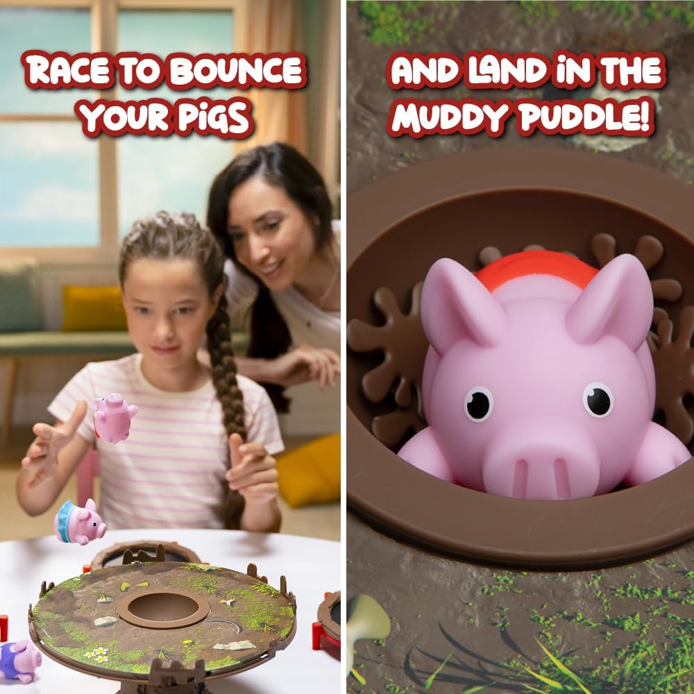 PlayMonster Pigs on Trampolines Board Game - Kidsy