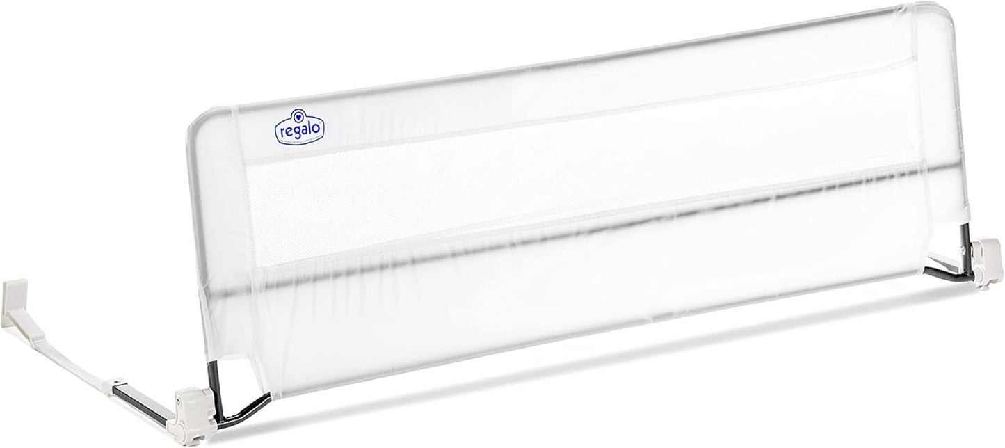 Regalo Swing Down Bedrail (White, Medium) - Kidsy