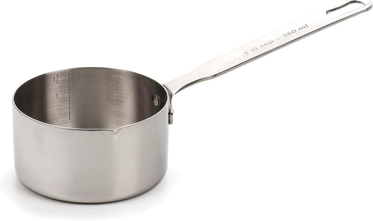RSVP Endurance 1.5 - Cup Stainless Steel Measuring Pan - Kidsy