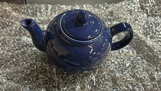 RSVP International Stoneware Teapot Collection (16 oz, Blue) - Kidsy