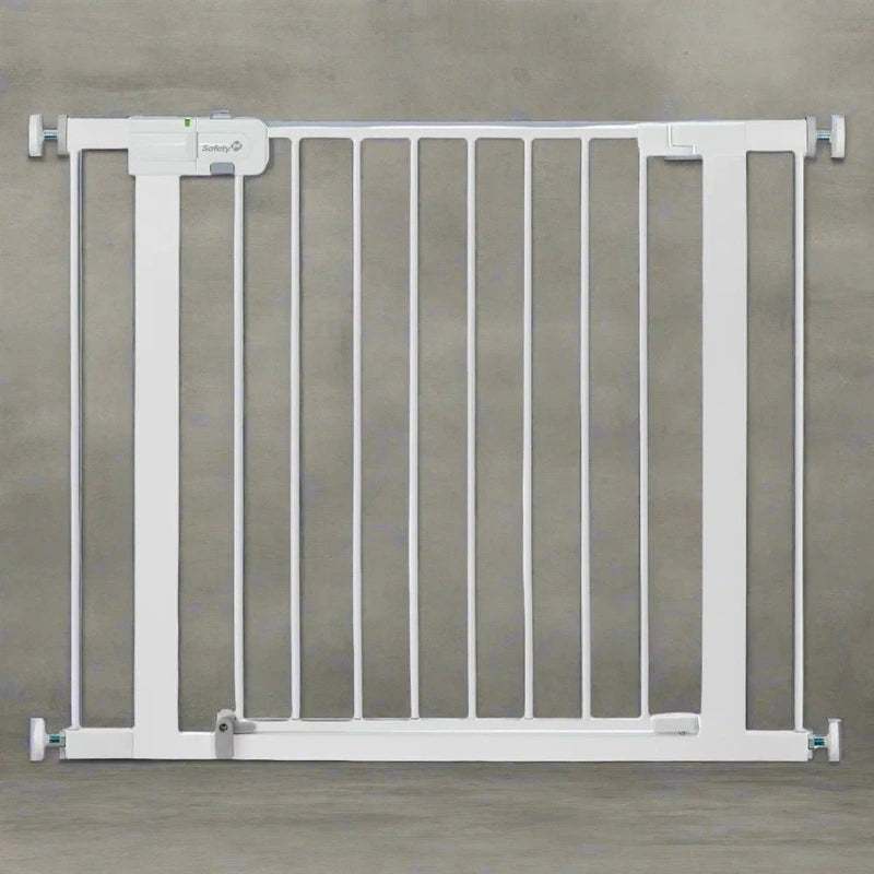 Safety 1st Easy Install Walk - Thru Baby Gate Fits 29–38" and 28” Tall (White) - Kidsy