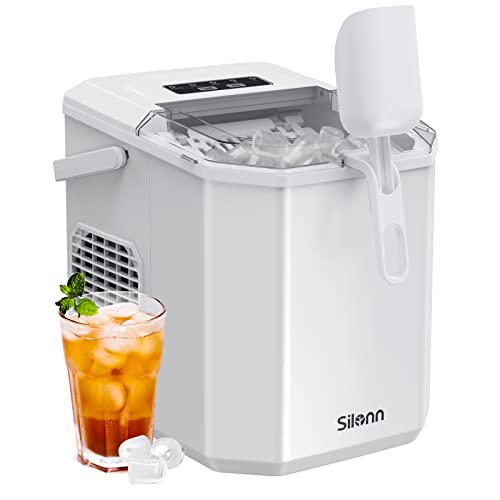 Silonn Ice Maker Countertop, Portable Ice Machine with Carry Handle - Kidsy