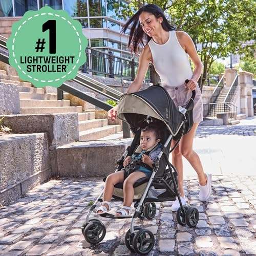Summer by Ingenuity 3D Mini Stroller (Cashew Tan) - Kidsy