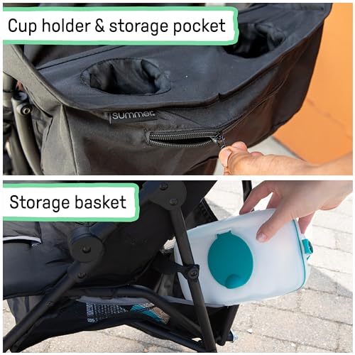 Summer Infant 3D Mini Convenience Lightweight Stroller (Gray) - Kidsy