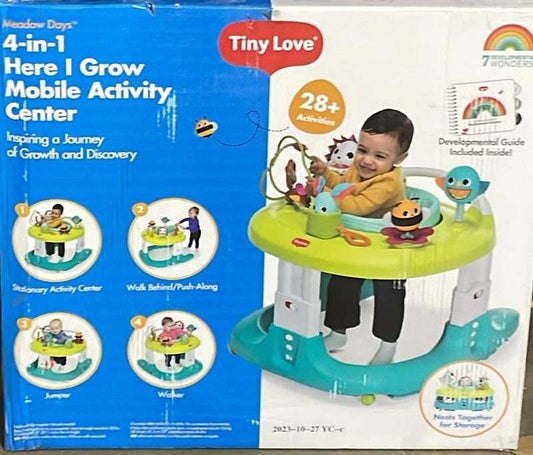 Tiny Love Here I Grow 4 - in - 1 Baby Activity Center (Meadow Days) - Kidsy