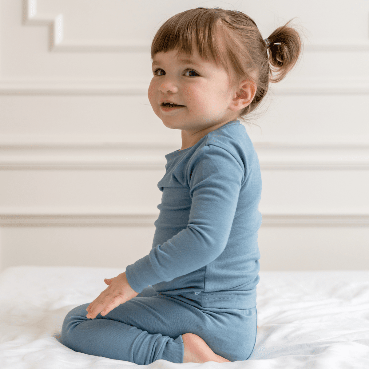 Toddler/Kids Bamboo Pajamas - Ocean Blue - Kidsy