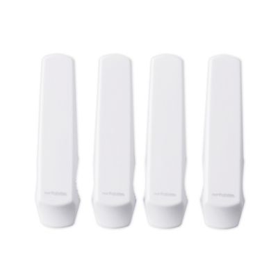 Toddleroo by North States Sliding Window & Door Wedge Locks (4 - Pack, White) - Kidsy