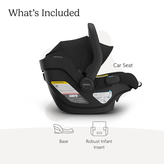 UPPAbaby Mesa V3 Infant Car Seat with Base (Jake Charcoal) - Kidsy