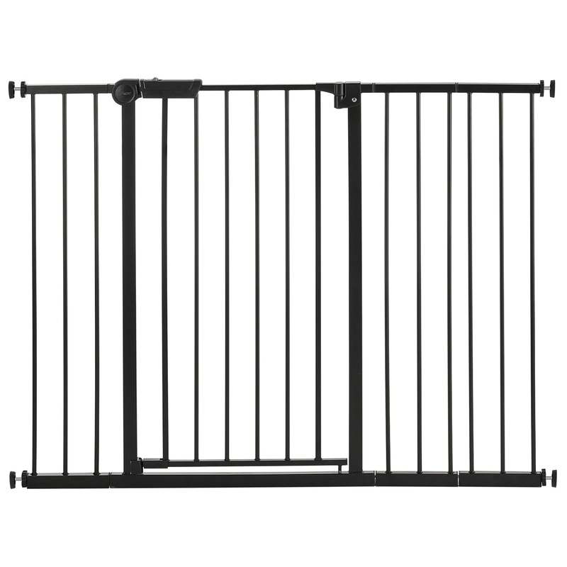 VEVOR Baby Gate 26–48" x 36" (Black) - Kidsy