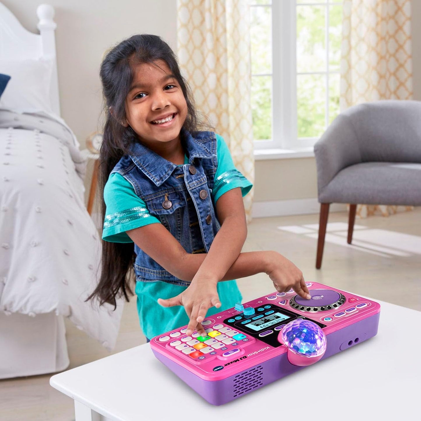VTech Kidi Star DJ Mixer Music Toy (Pink) - Kidsy