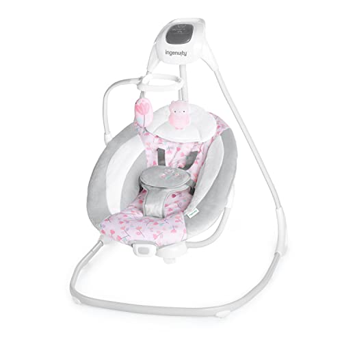 Pink baby swing hotsell