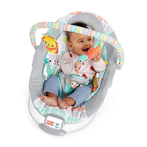 Bright Starts Comfy Baby Bouncer (Whimsical Wild) - Kidsy