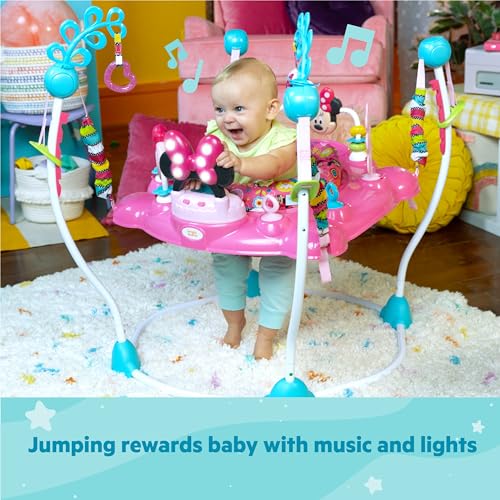 Bright Starts Disney Baby Minnie Mouse PeekABoo Baby Activity Center (Pink/Blue) - Kidsy