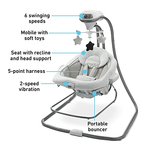 Graco DuetConnect LX Swing & Bouncer (Redmond) - Kidsy