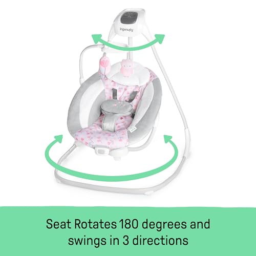 Ingenuity SimpleComfort Baby Swing (Pink Cassidy) - Kidsy