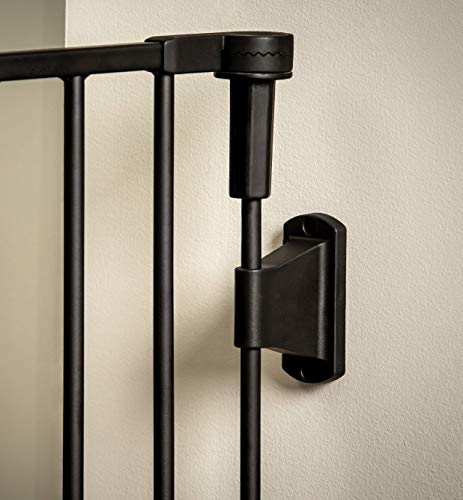 New Regalo Deluxe Widespan Safety Gate 74.5"x28" (Black) - Kidsy