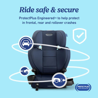 Graco TurboBooster Stretch2Fit Booster Seat (Rosalie)