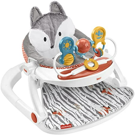 Fisher-Price Premium Sit-Me-up Floor Seat with Toy Tray (Peek-a-Boo Fox)