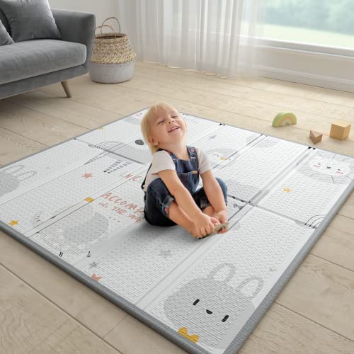 New ZEEBABA Baby Play Mat, 47"x47"