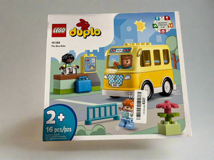 New LEGO DUPLO Town Bus Ride 10988 Educational STEM Building Toy Set for Preschool Kids