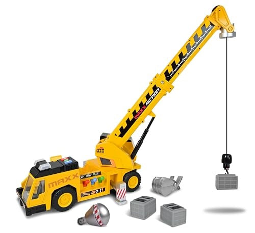 Maxx Action Motorized Lights 'n Sounds Mega Crane Truck