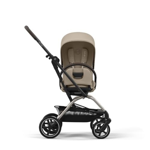 New CYBEX Eezy S Twist +2 V2 Baby Stroller with 360° Rotating Seat (Taupe Frame)