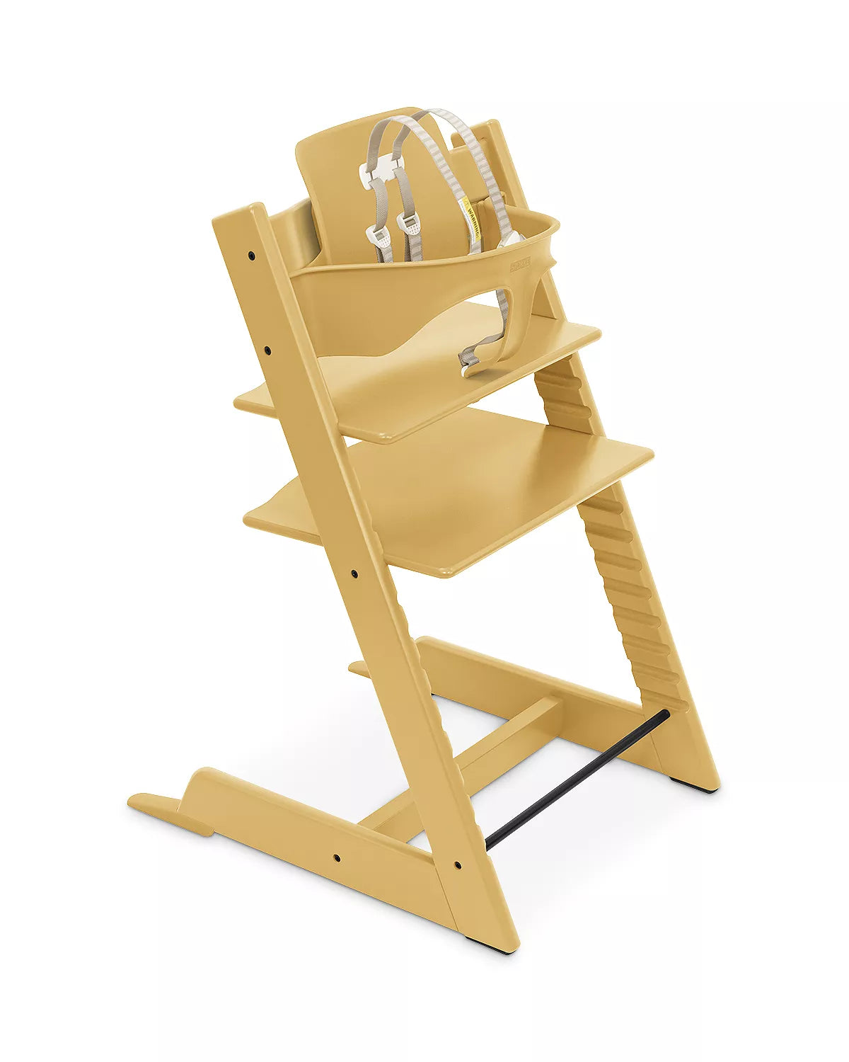 New Stokke Tripp Trapp Modern Classic Yellow Beech Wood Baby High Chair (sunflower yellow)