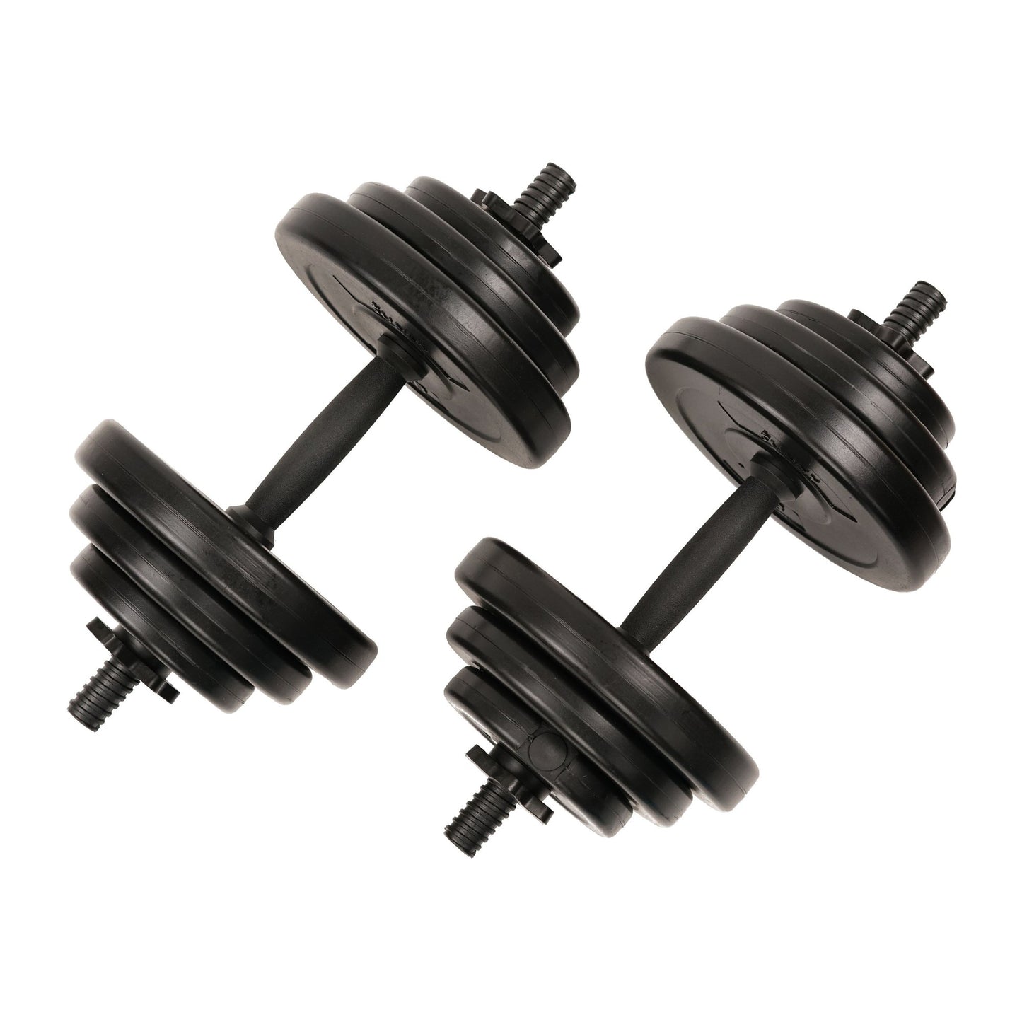 Sunny Health & Fitness 40 Lb (18 Kg) Vinyl Dumbbell Set 40 Lbs