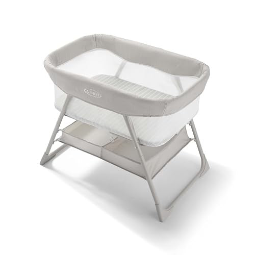 New Graco DreamMore Bedside Bassinet (Willow)