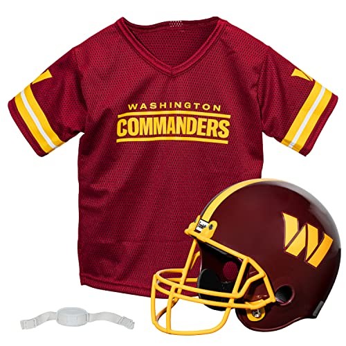 Franklin Sports Washington Commanders Kids NFL Uniform Set (Youth Medium Maroon)