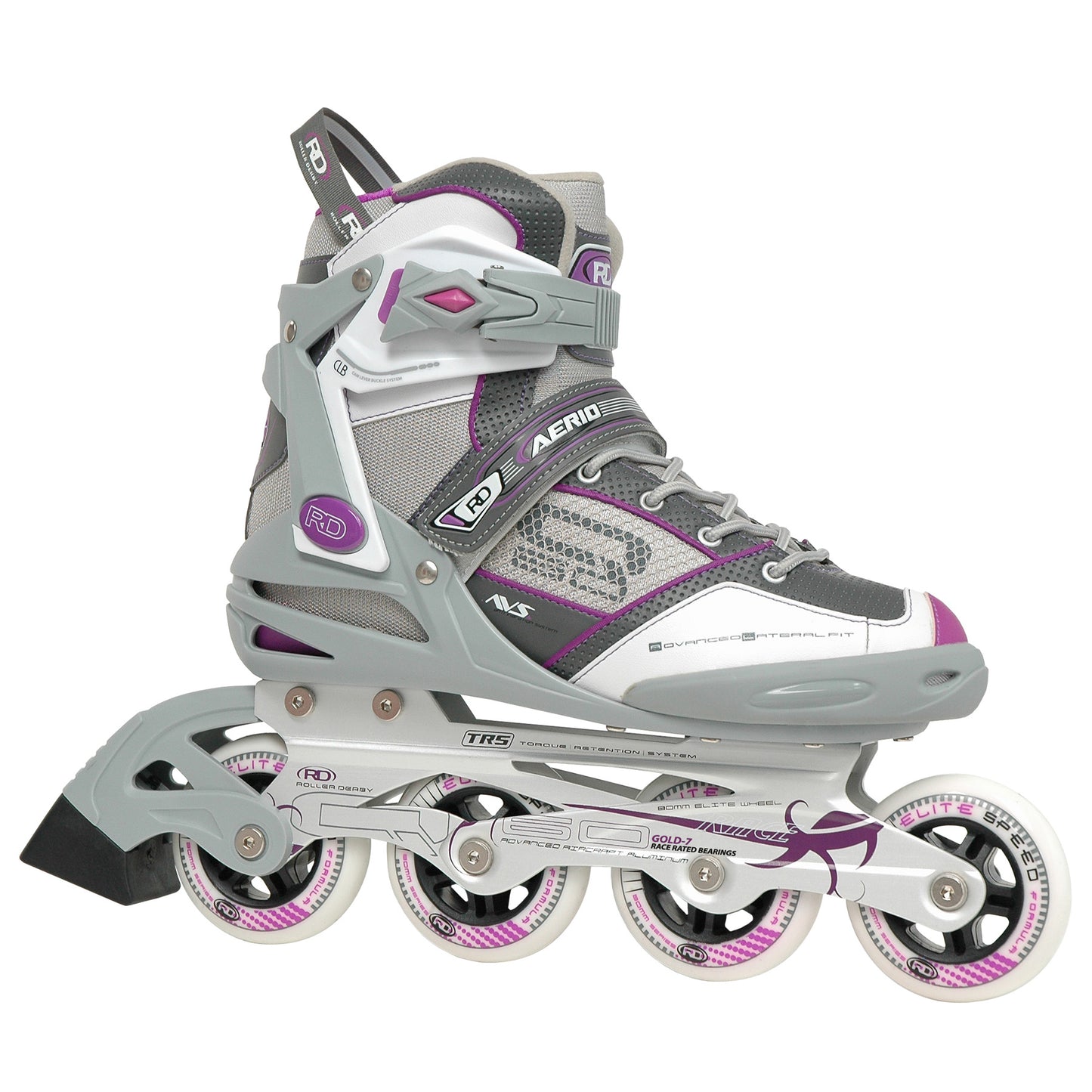 New Roller Derby Aerio Q-60 Women S Inline Skates (Gray/White/Pink)