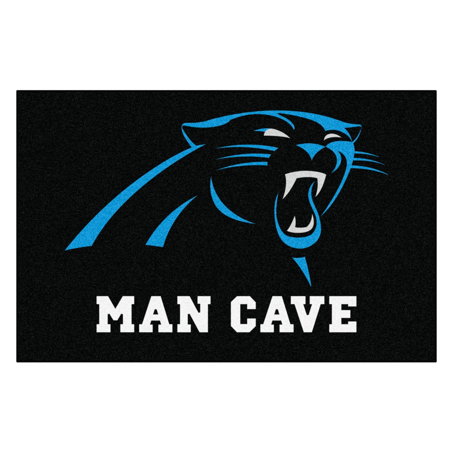 New Fan Mats FAN-14277 Carolina Panthers NFL Man Cave Starter Floor Mat